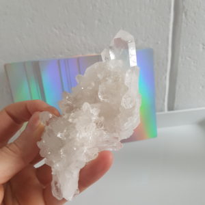 Clear Quartz Crystal Cluster 1 rotated