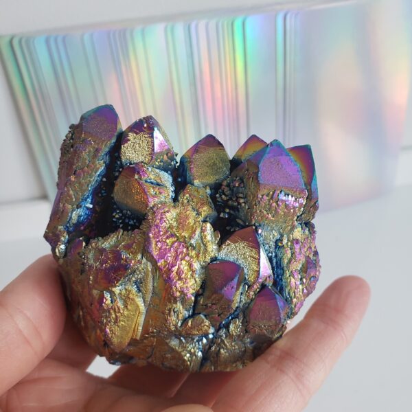 Energy Crystals Titanium Aura Cluster (1)