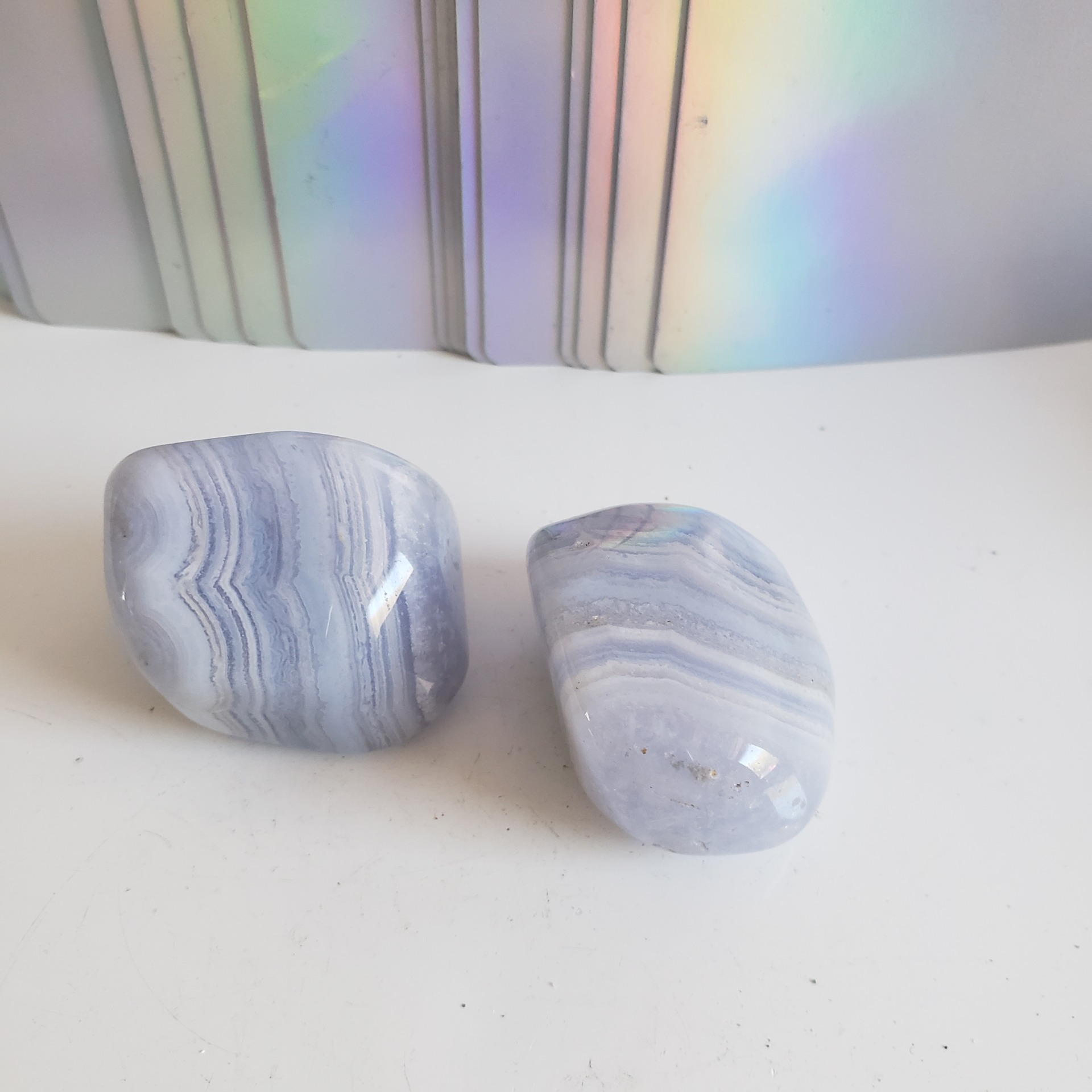 Energy Crystals Blue Lace Agate Tumbled (2)