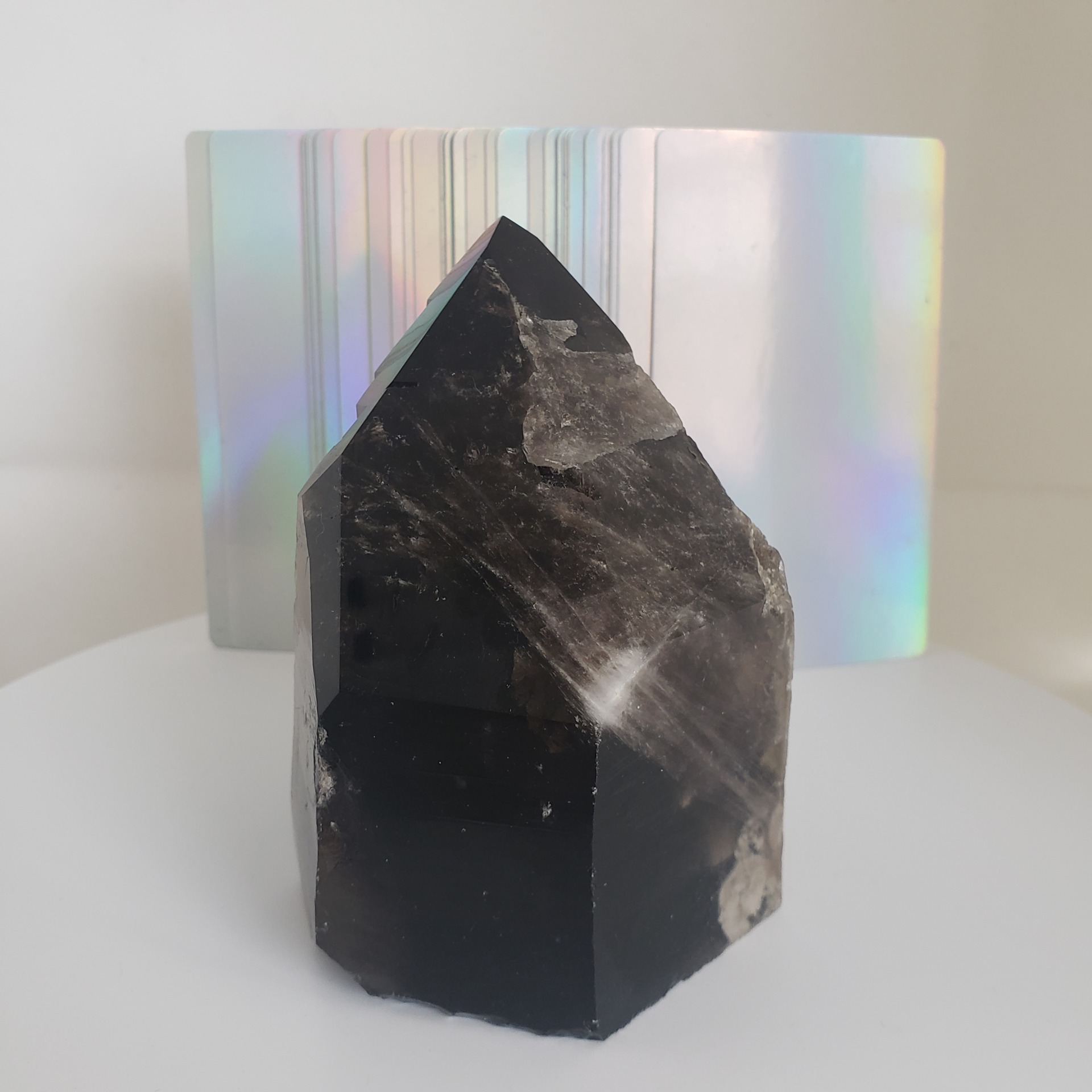 smoky quartz raw point
