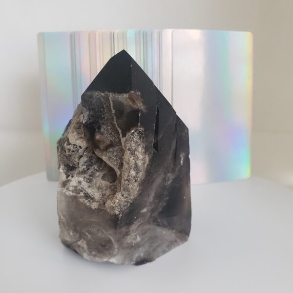 smoky quartz raw point