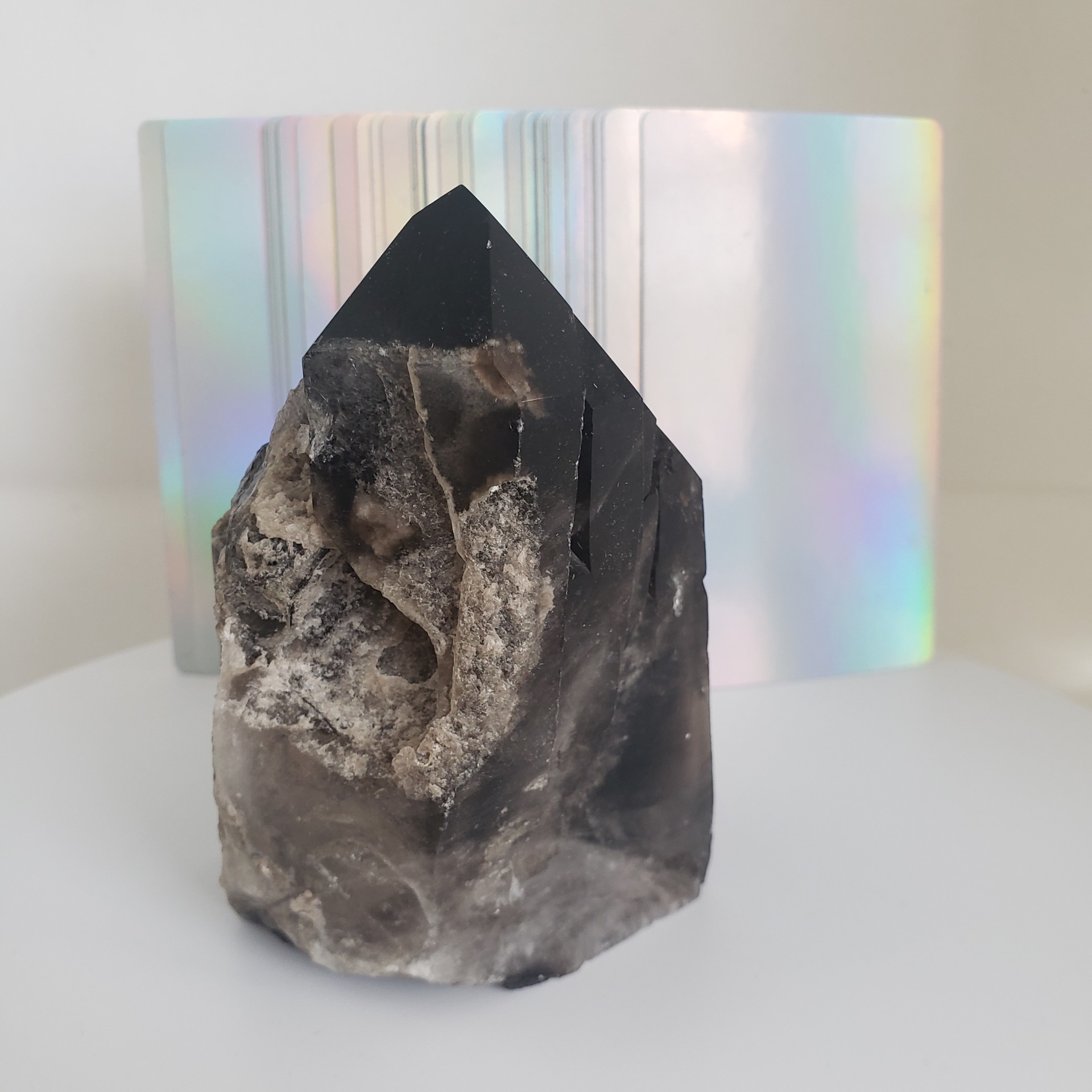smoky quartz raw point