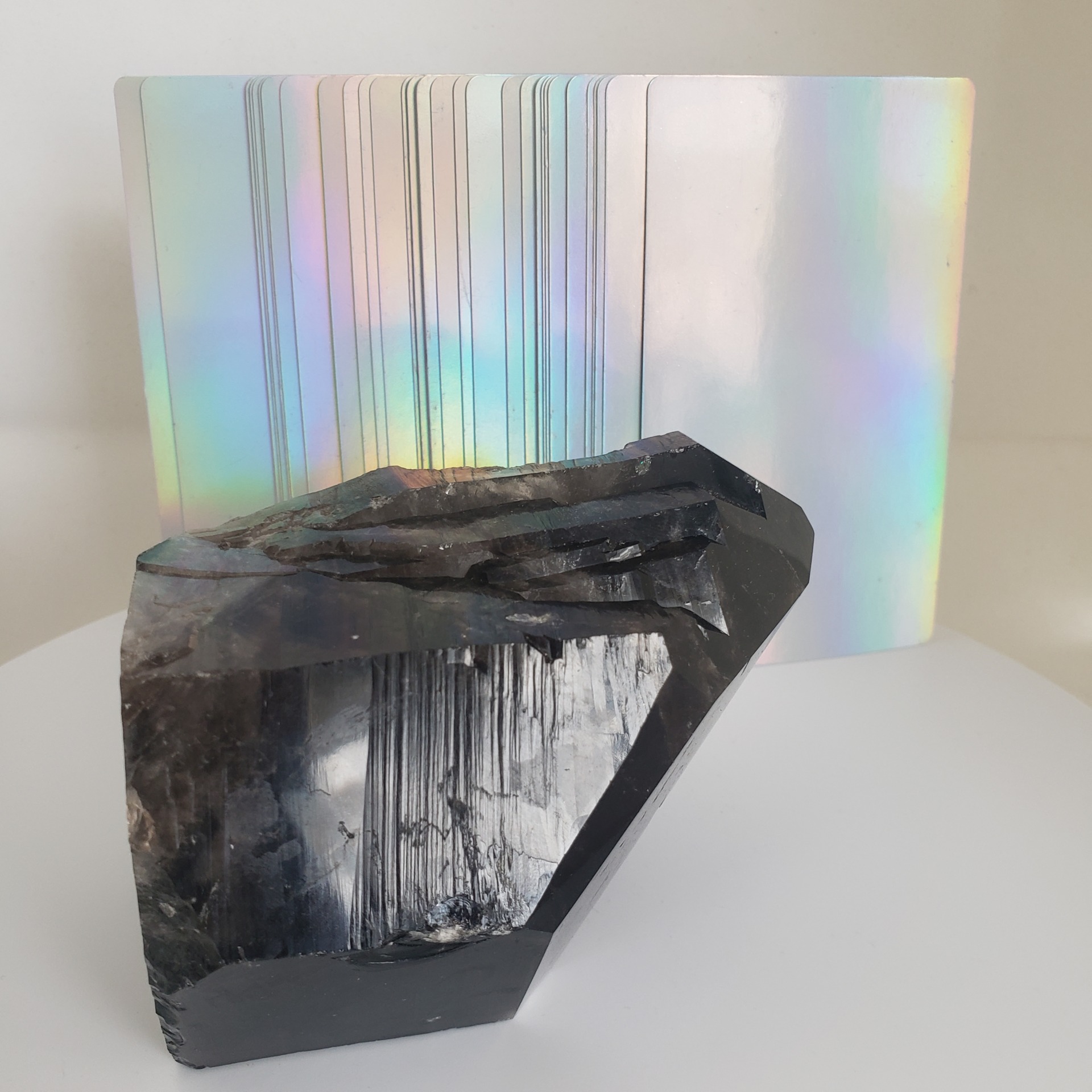 smoky quartz raw point