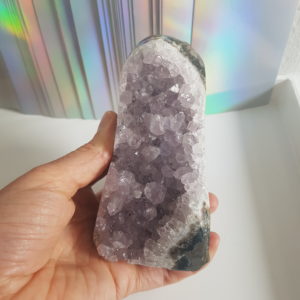Energy Crystals Amethyst Sml Cut Base Cluster 6 rotated