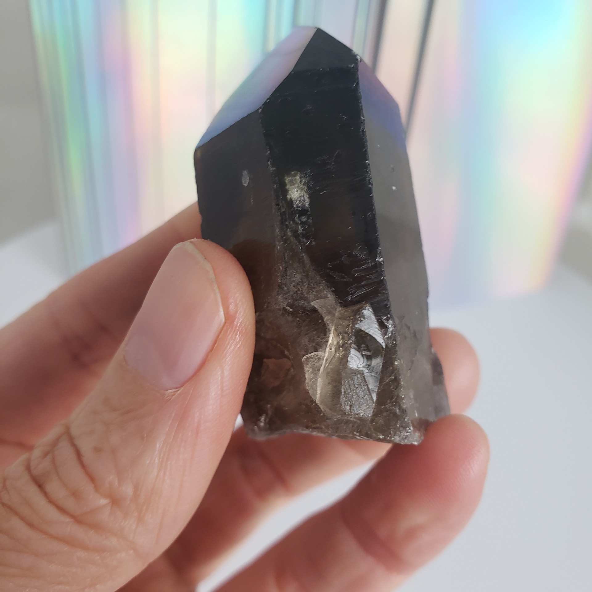 smoky quartz point