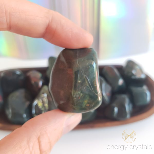 Energy Crystals Bloodstone Tumbled 3