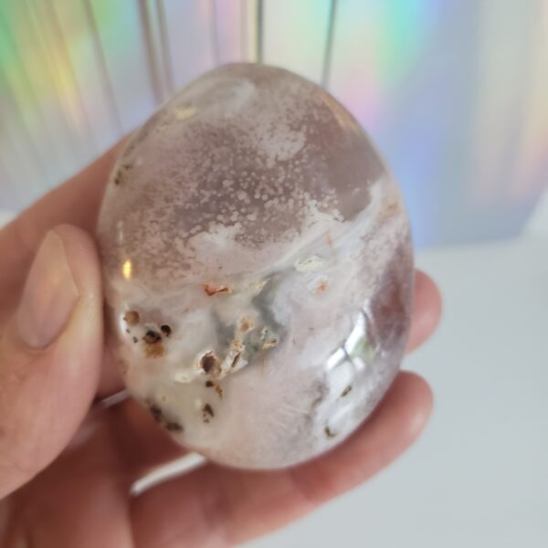 Energy Crystals Flower Agate Palm Stone 5
