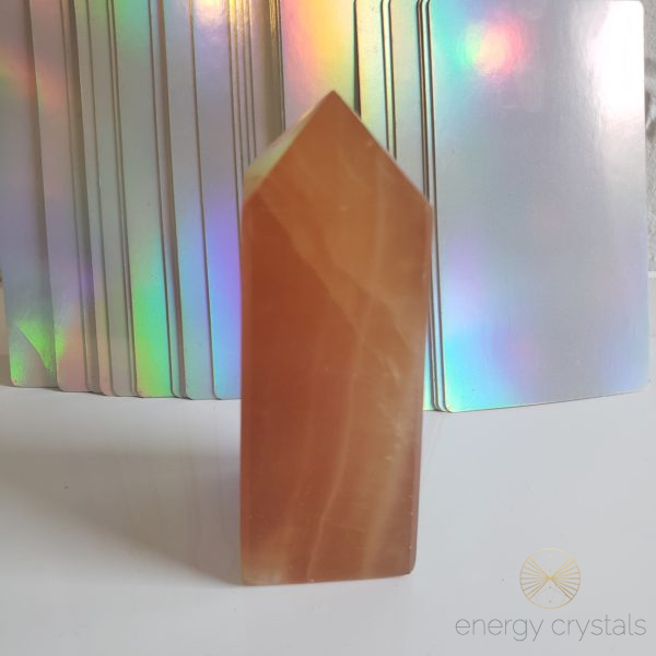 Energy Crystals Honey Calcite Tower 2