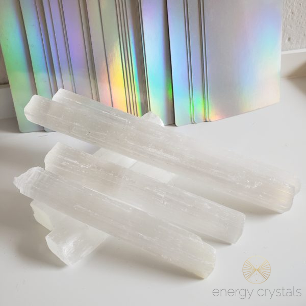 Energy Crystals Selenite Wands 2