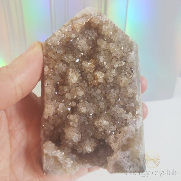 Energy Crystals Agate Druzy Tower 3 1