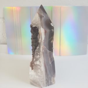 Energy Crystals Agate Druzy Tower 4 5
