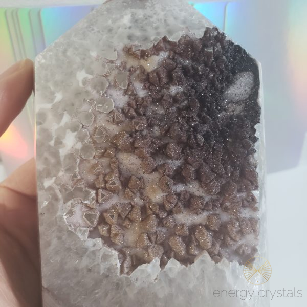 Energy Crystals Agate Druzy Tower 4 7