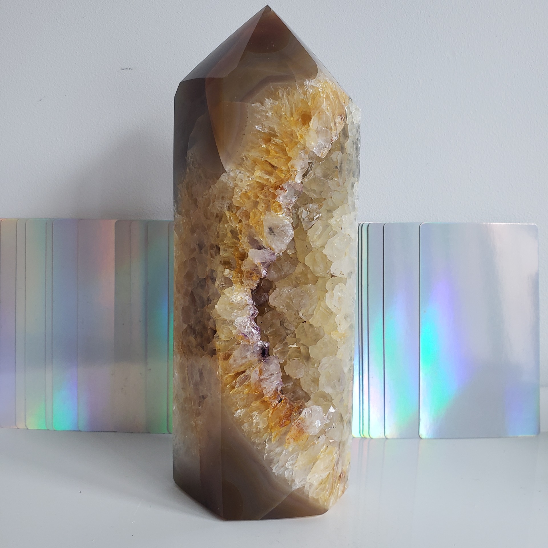 Energy Crystals Agate Quartz Tower (2)