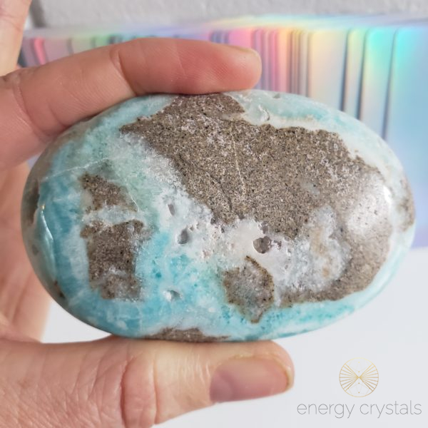 Energy Crystals Caribbean Calcite Palm 10