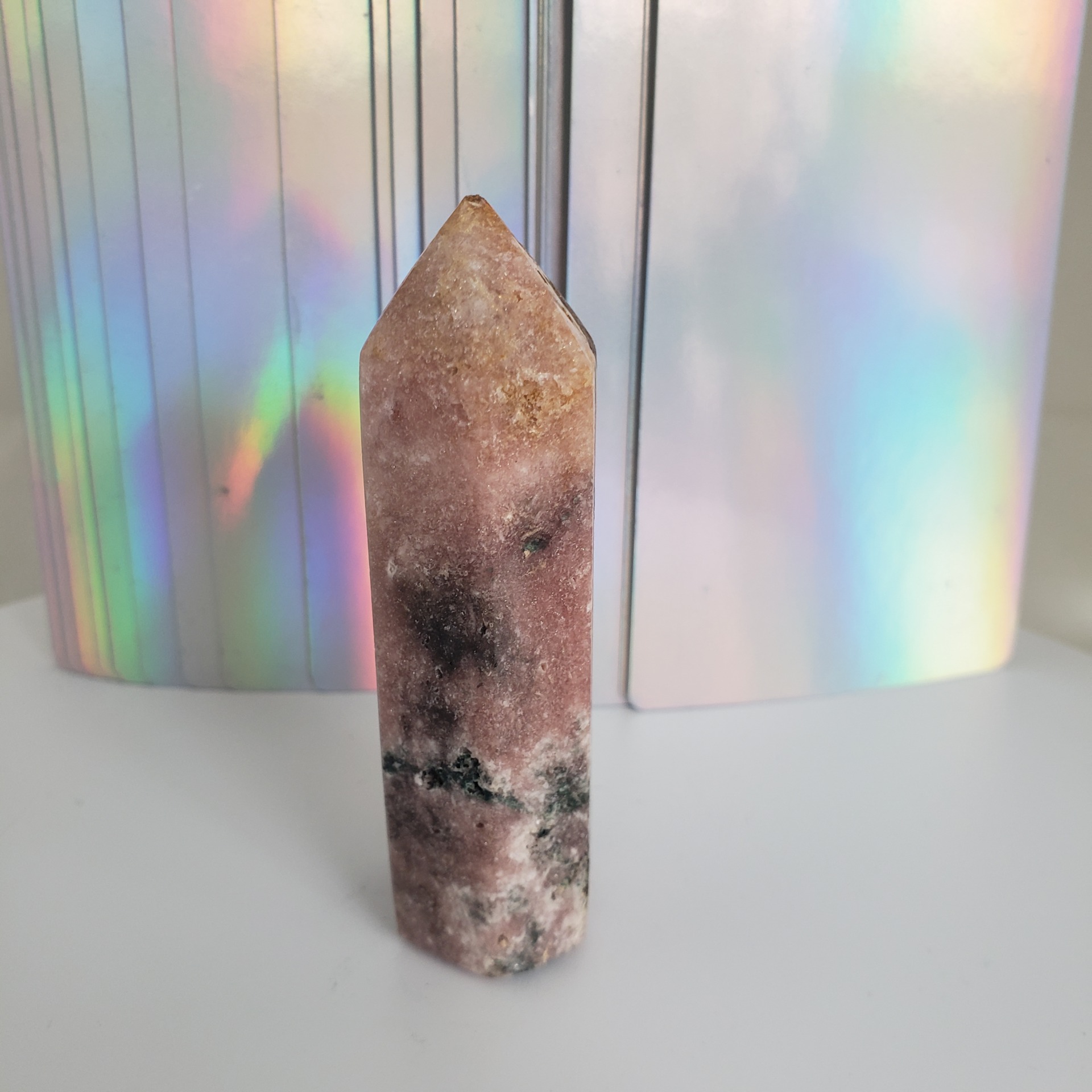 pink amethyst tower 1