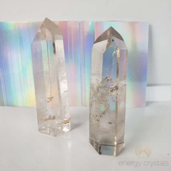 Energy Crystals Clear Quartz Tower L 2