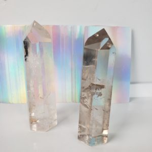 Energy Crystals Clear Quartz Tower L 3