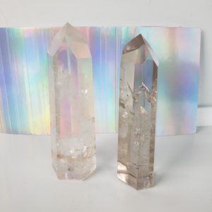 Energy Crystals Clear Quartz Tower L 4