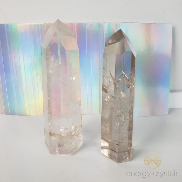 Energy Crystals Clear Quartz Tower L 4