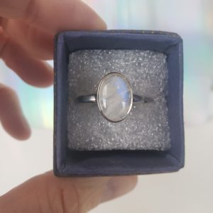 Energy Crystals Moonstone Ring 2 6