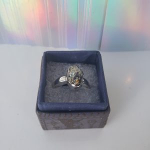Energy Crystals Pyrite Ring Size 9 2