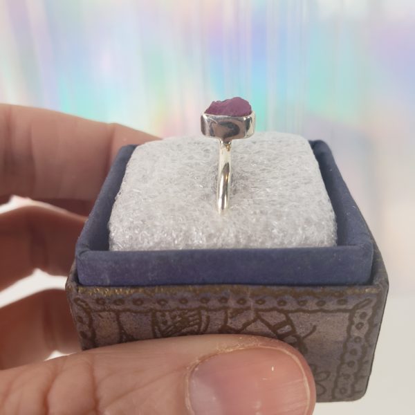 Energy Crystals Ruby Ring S2 5