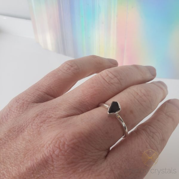 Energy Crystals Shungite Ring S1 11