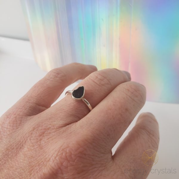 Energy Crystals Shungite Ring S2 2