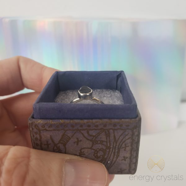 Energy Crystals Shungite Ring S2 7