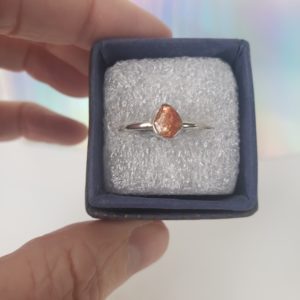 Energy Crystals Sunstone Ring S2 3