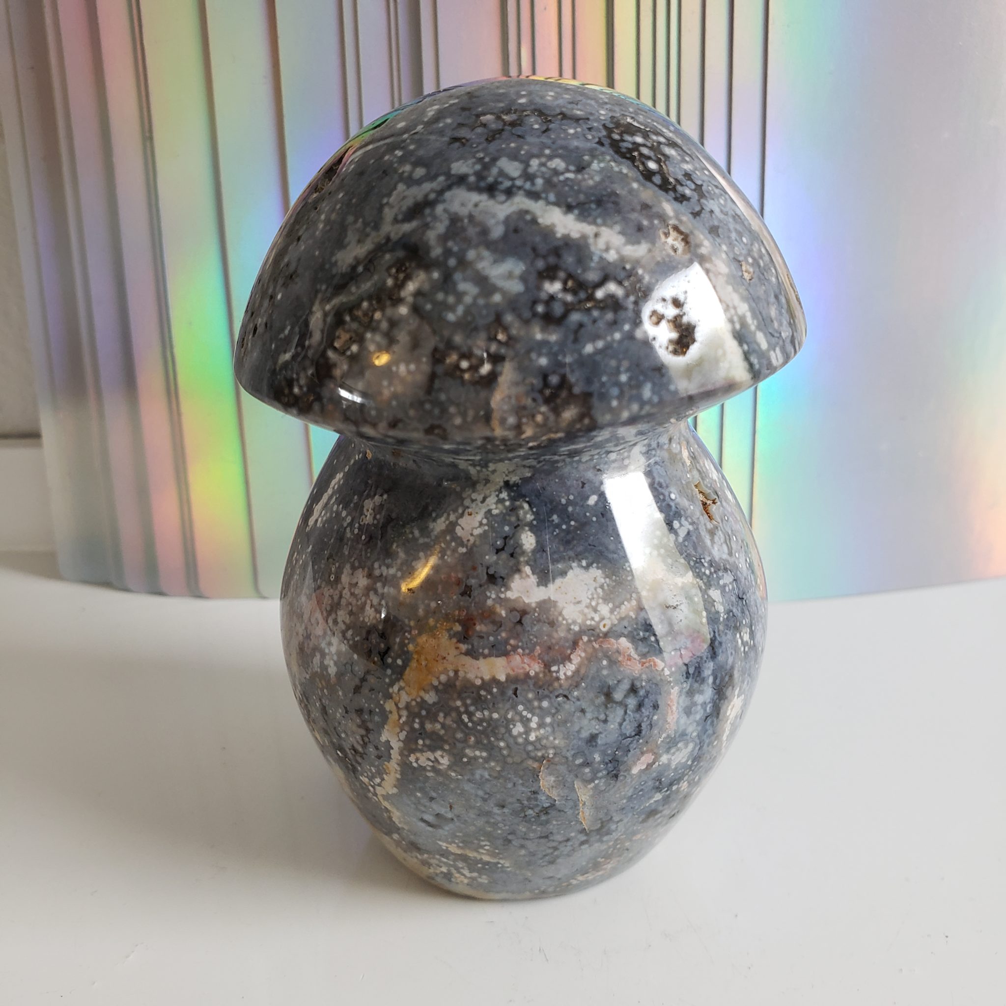 Energy Crystals Ocean Jasper Mushroom 1