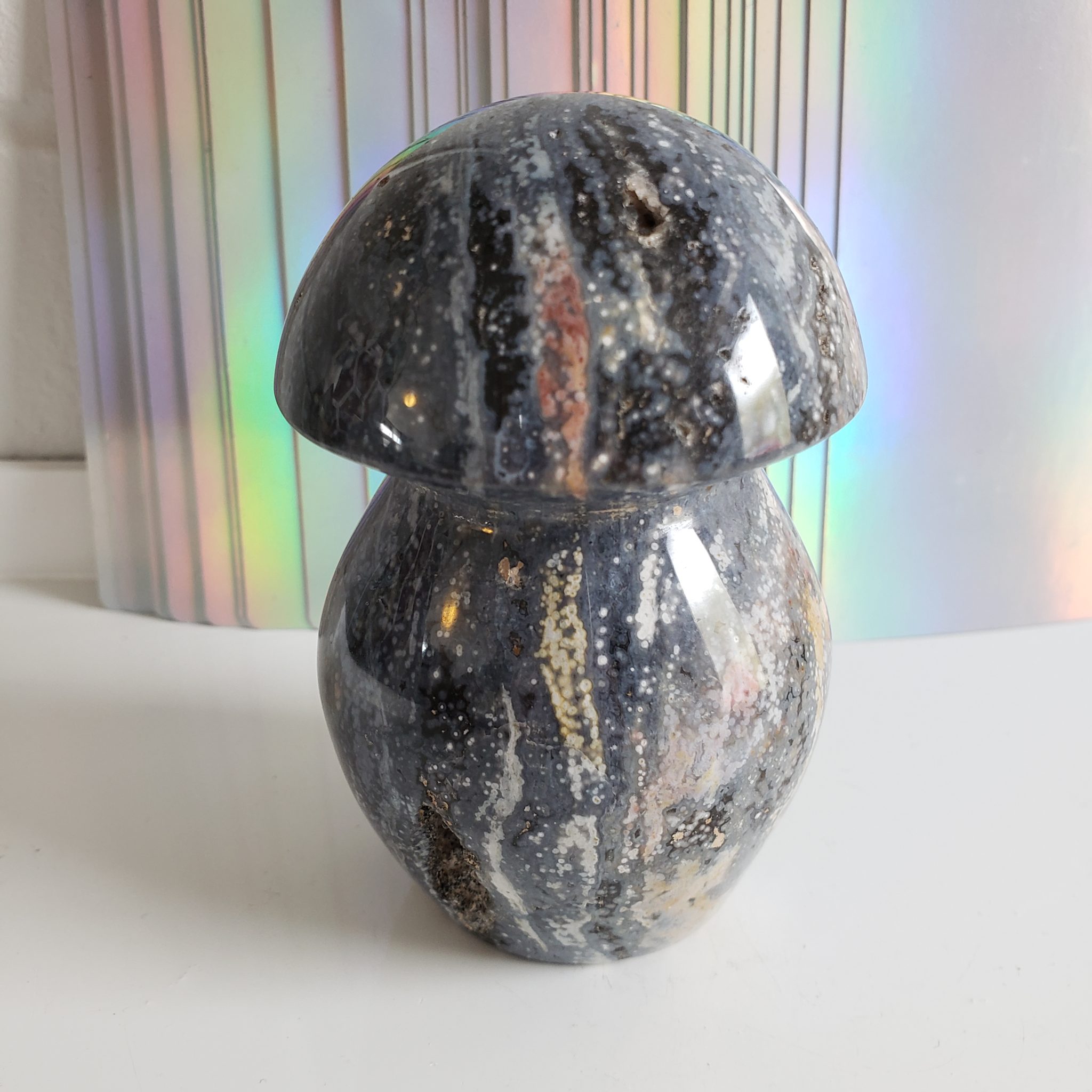 Energy Crystals Ocean Jasper Mushroom 1