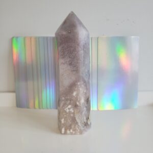 Energy Crystals Flower Agate Tower 2