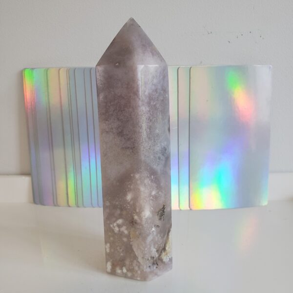 Energy Crystals Flower Agate Tower 5