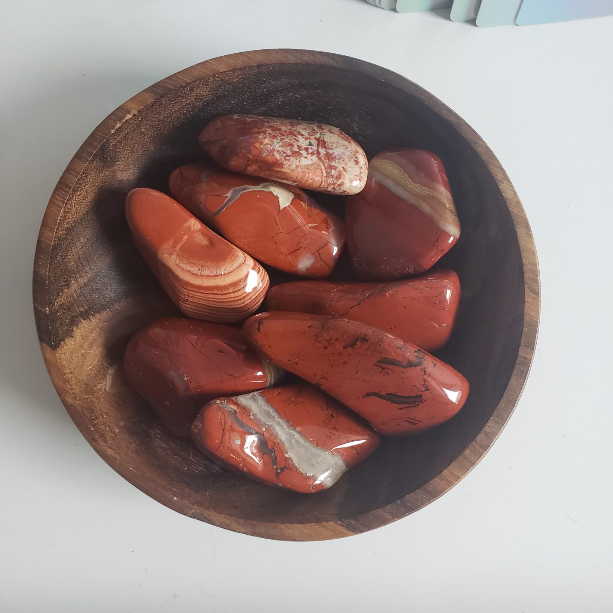 Energy Crystals Jasper (Red Striped) Tumbled