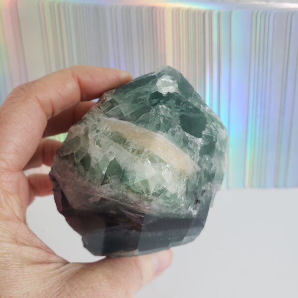 Energy Crystals Fluorite Cut Base Point 2