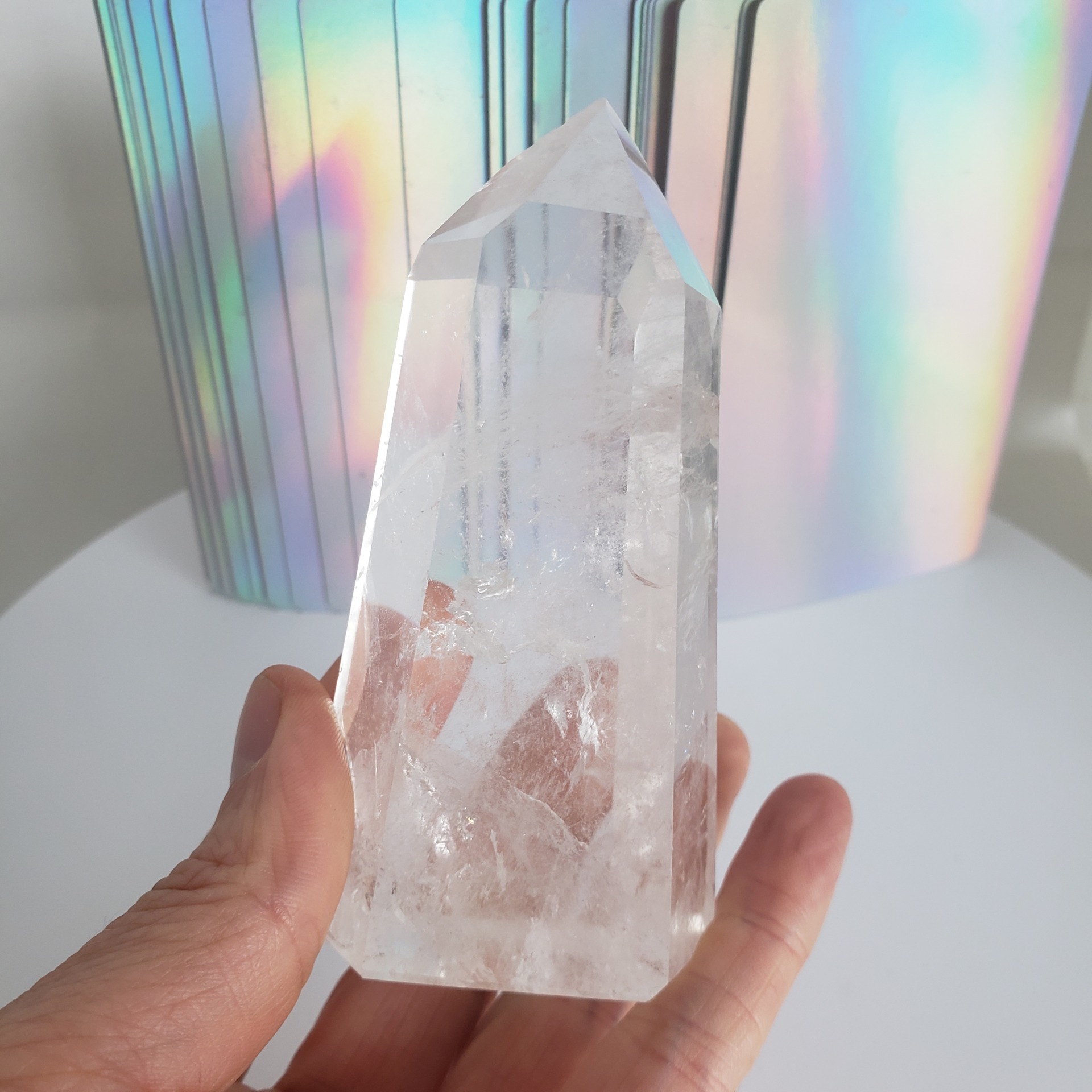clear quartz tower 2