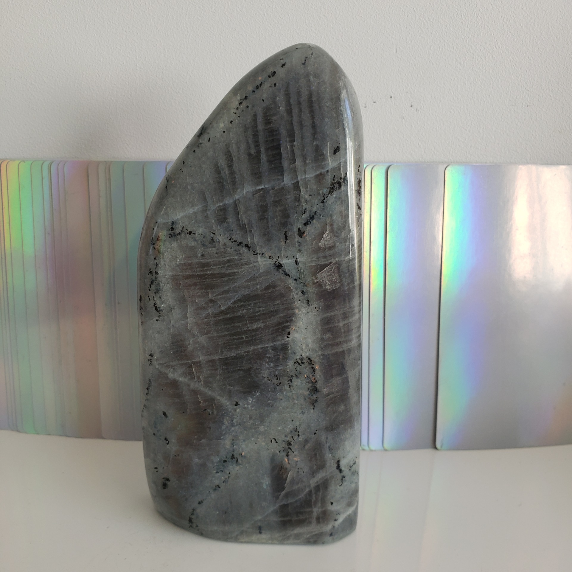 Energy Crystals Labradorite purple sunset flash freeeform 5