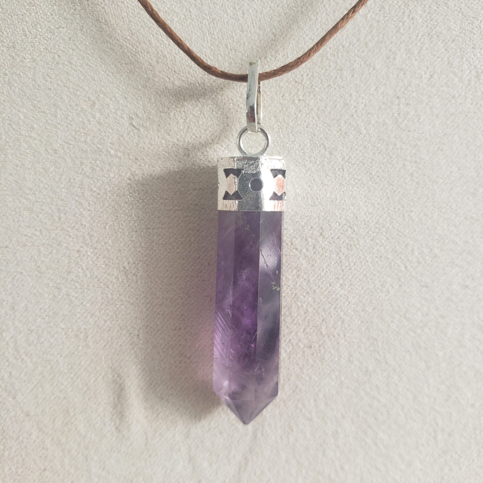 Energy Crystals Amethyst Pendant