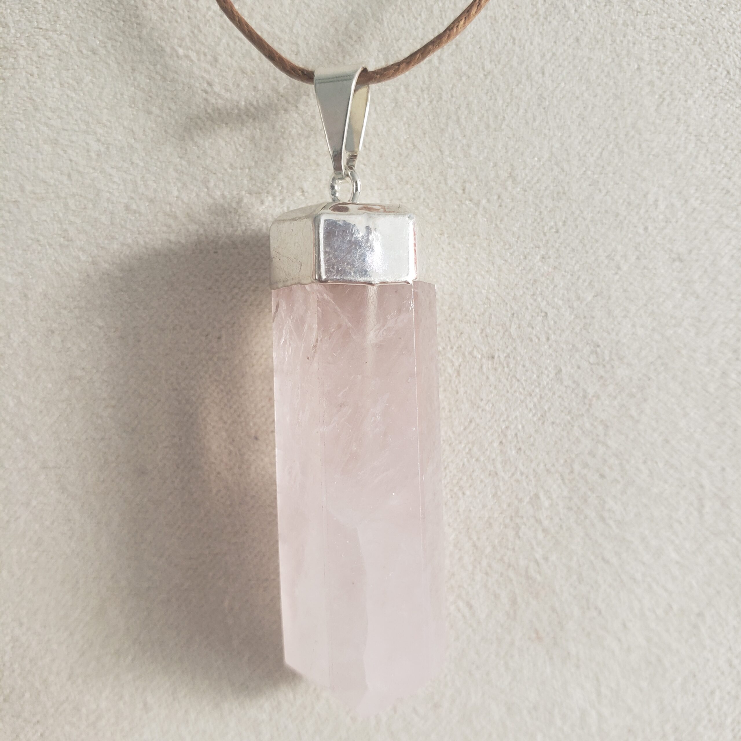 Energy Crystals Rose Quartz PEndant 1