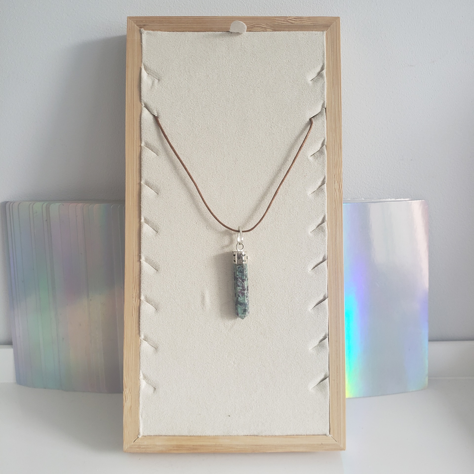 Energy Crystals Ruby Zoisite PEndant 2