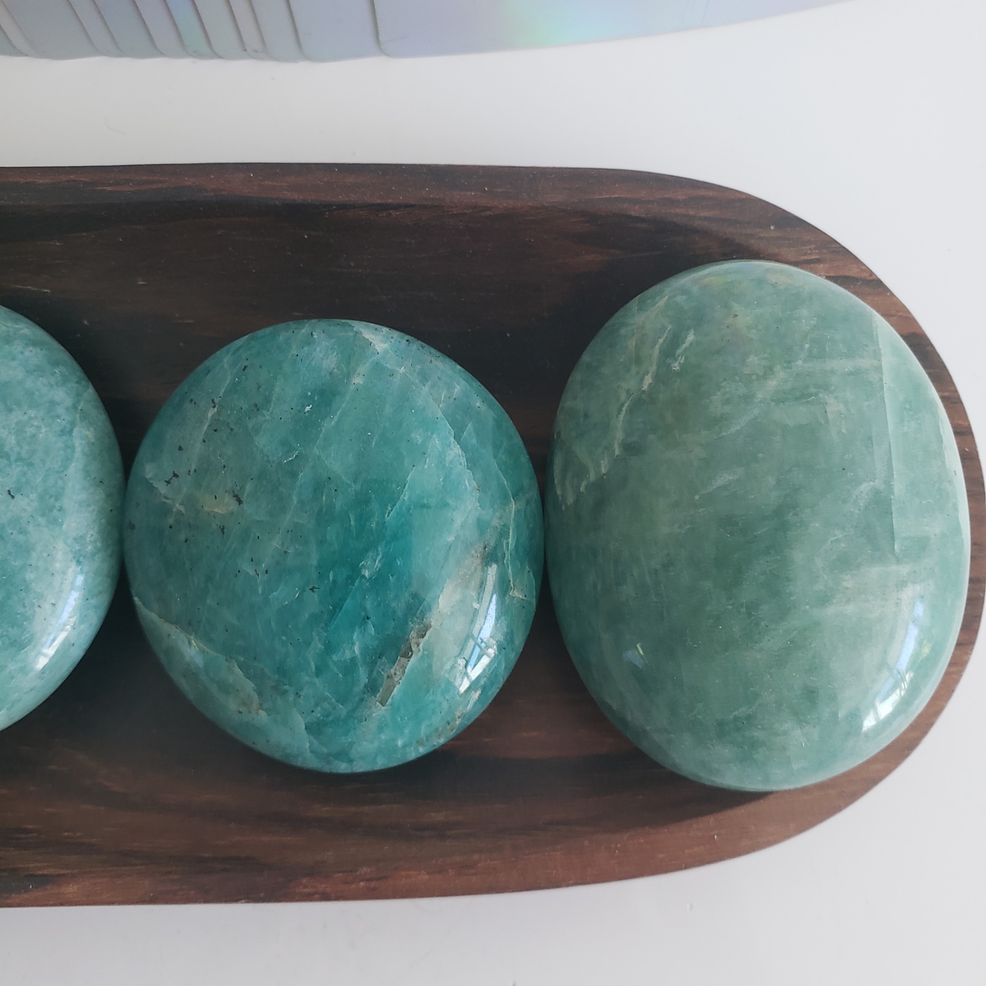 Energy Crystals Amazonite Palm Stones