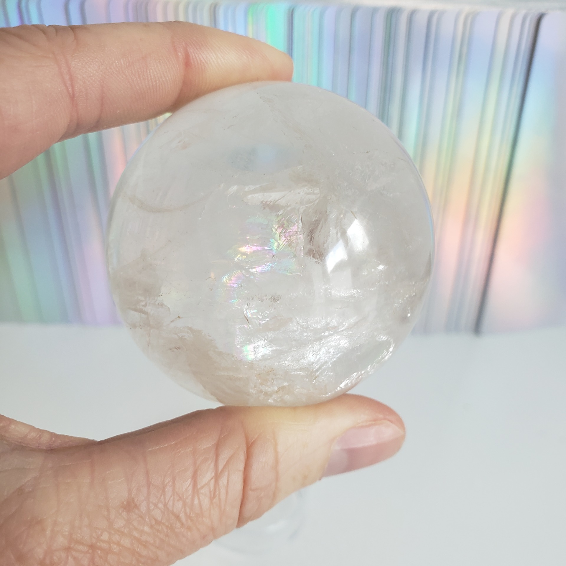 Energy Crystals Clear Quartz Sphere 1