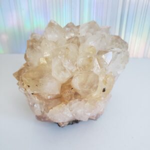 Energy Crystals Golden Healer on Pink Amethyst (4)