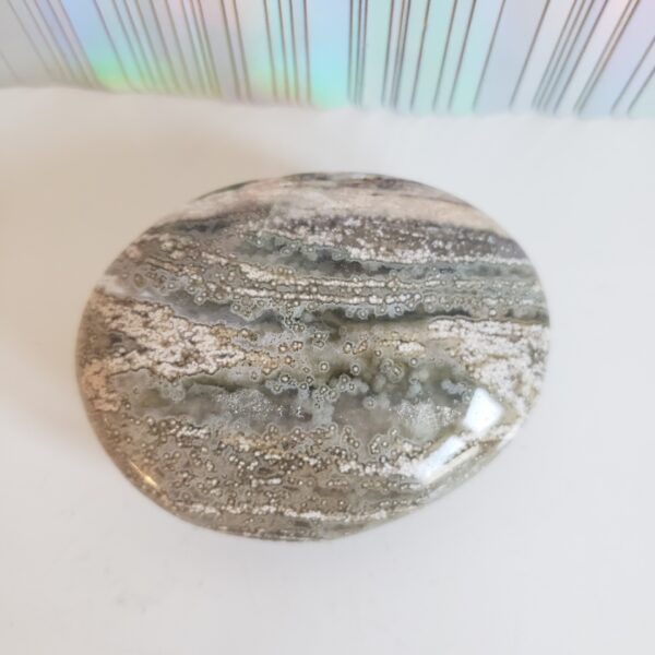 Energy Crystals Ocean Jasper Palm Stone