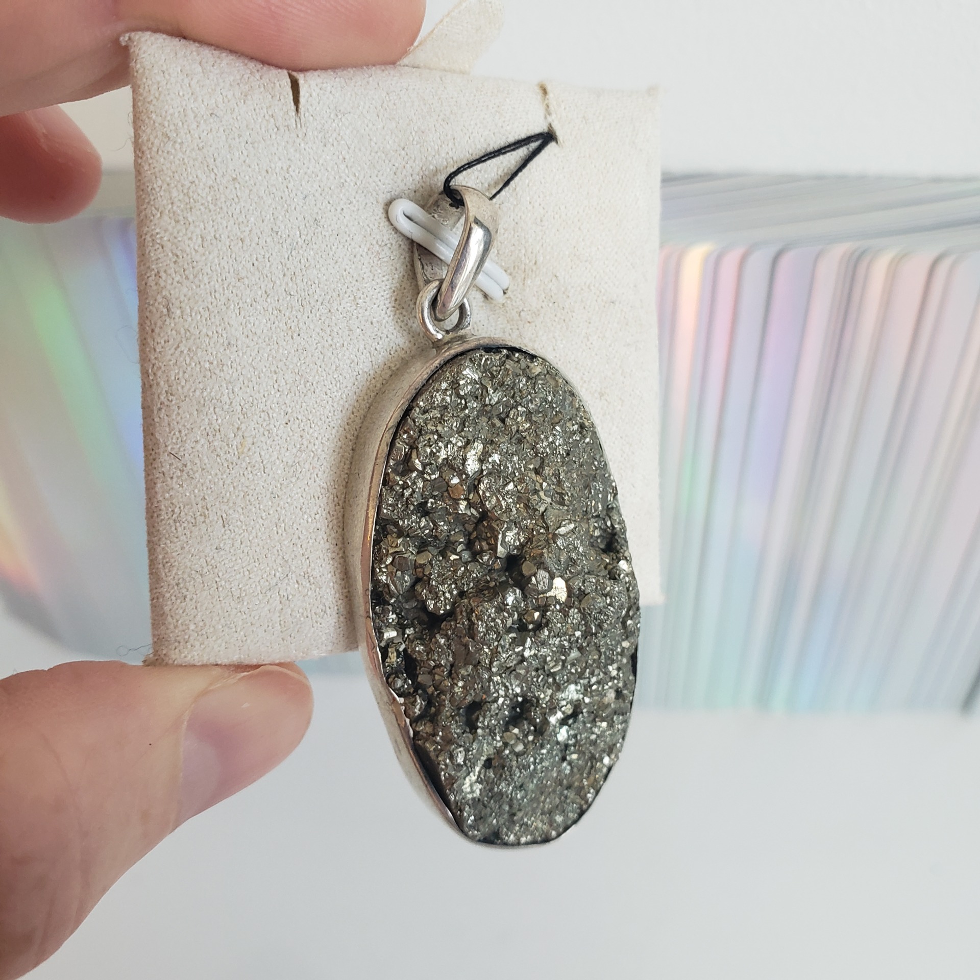 Energy Crystals Pyrite Pendant 2 (1)