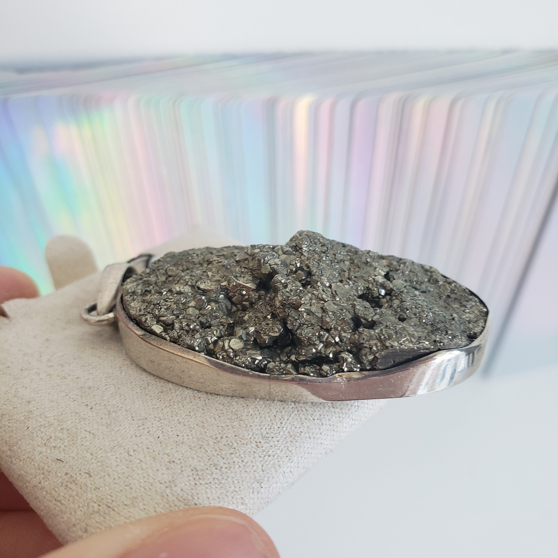 Energy Crystals Pyrite Pendant 2 (3)