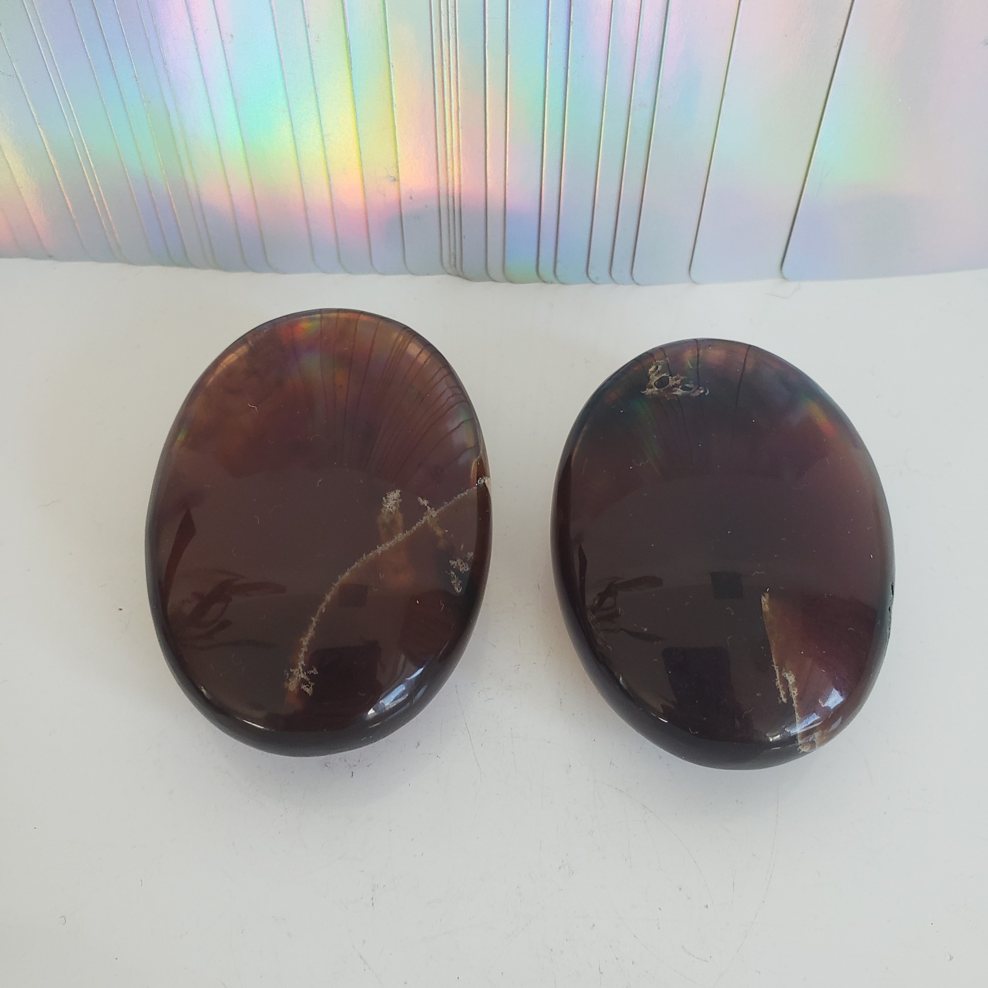 Energy Crystals Amber Palm Stone (2)