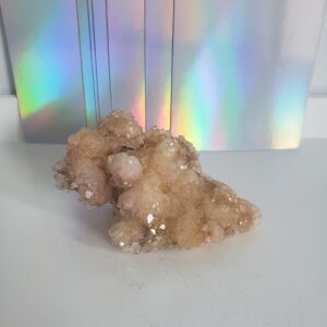Energy Crystals Golden Healer + Pink Amethyst Cluster (2)