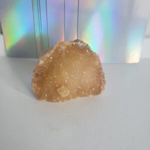 Energy Crystals Golden Healer + Pink Amethyst Cluster (8)